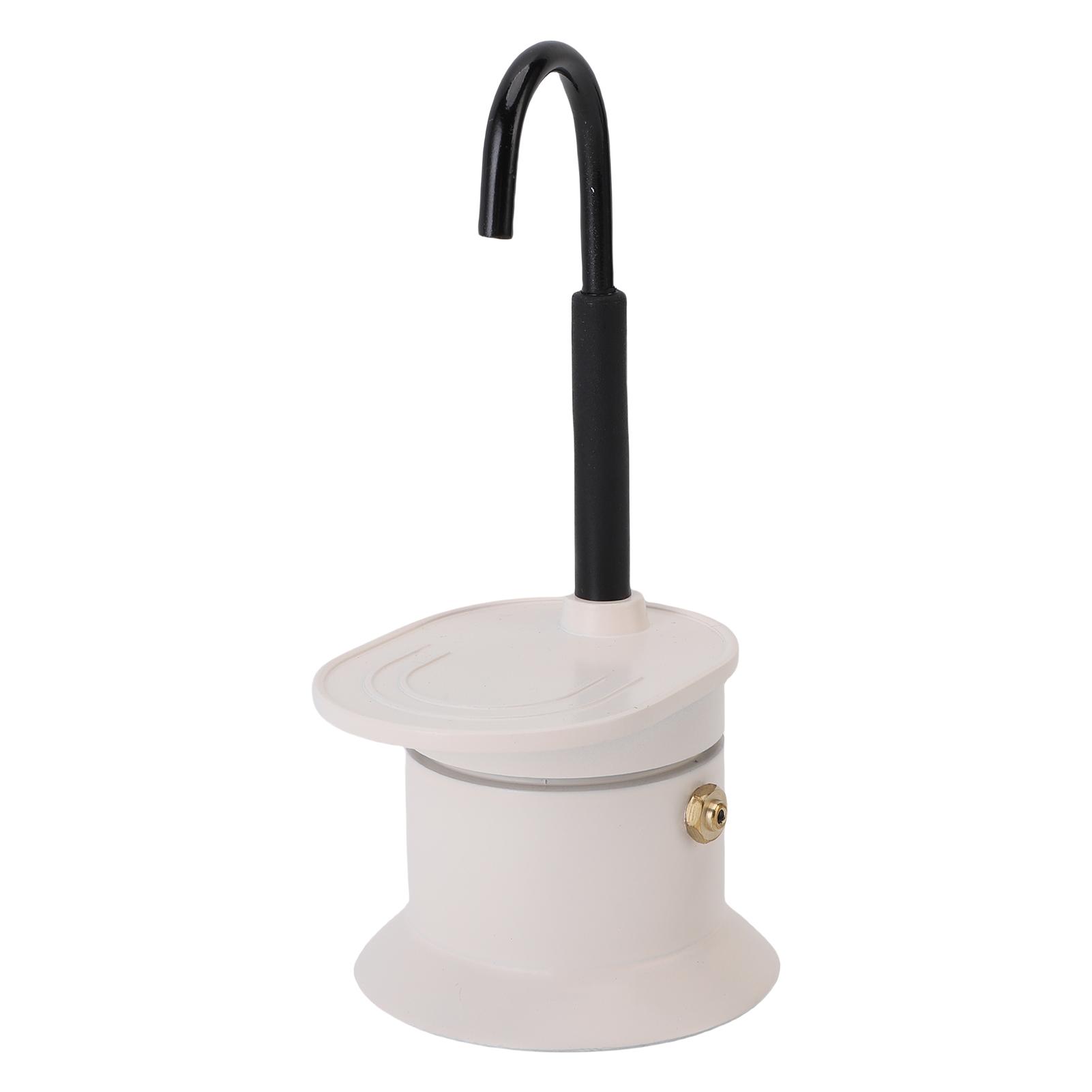 Single Tube Coffee Pot 1 Cup 50ML Aluminum Alloy Single Spout Stovetop Coffee Maker for Camping Outdoor Travel White L білий
Single Tube Coffee Pot 1 Cup 50ML Aluminum Alloy Single Spout Stovetop Coffee Maker for Camping Outdoor Travel White L білий