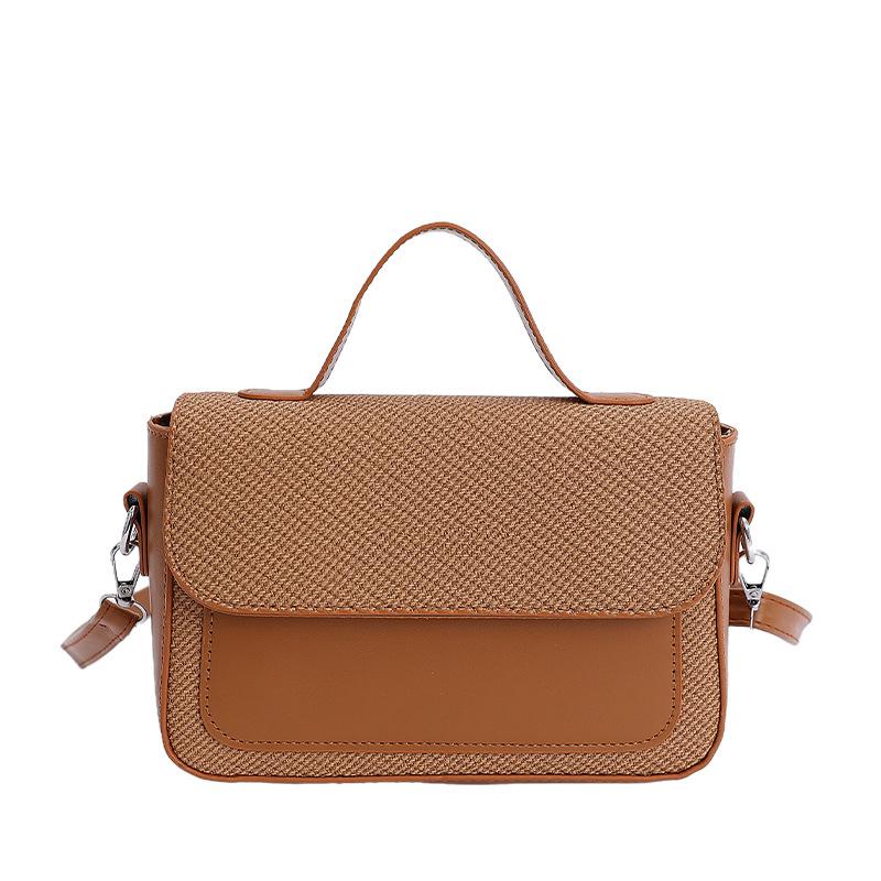 Fashion bag women s new spring and summer simple temperament small square bag texture niche single shoulder oblique span bag коричневий
Fashion bag women s new spring and summer simple temperament small square bag texture niche single shoulder oblique span bag коричневий