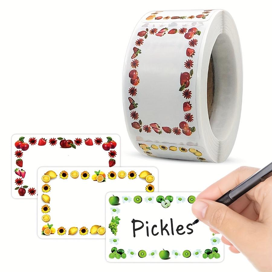 500 Stickers, Fruit-colored Border Name Tags, Roll Format, Waterproof Self-adhesive Easy To Peel, Colored Borders, Name Labels, Classification Markers
500 Stickers, Fruit-colored Border Name Tags, Roll Format, Waterproof Self-adhesive Easy To Peel, Colored Borders, Name Labels, Classification Markers