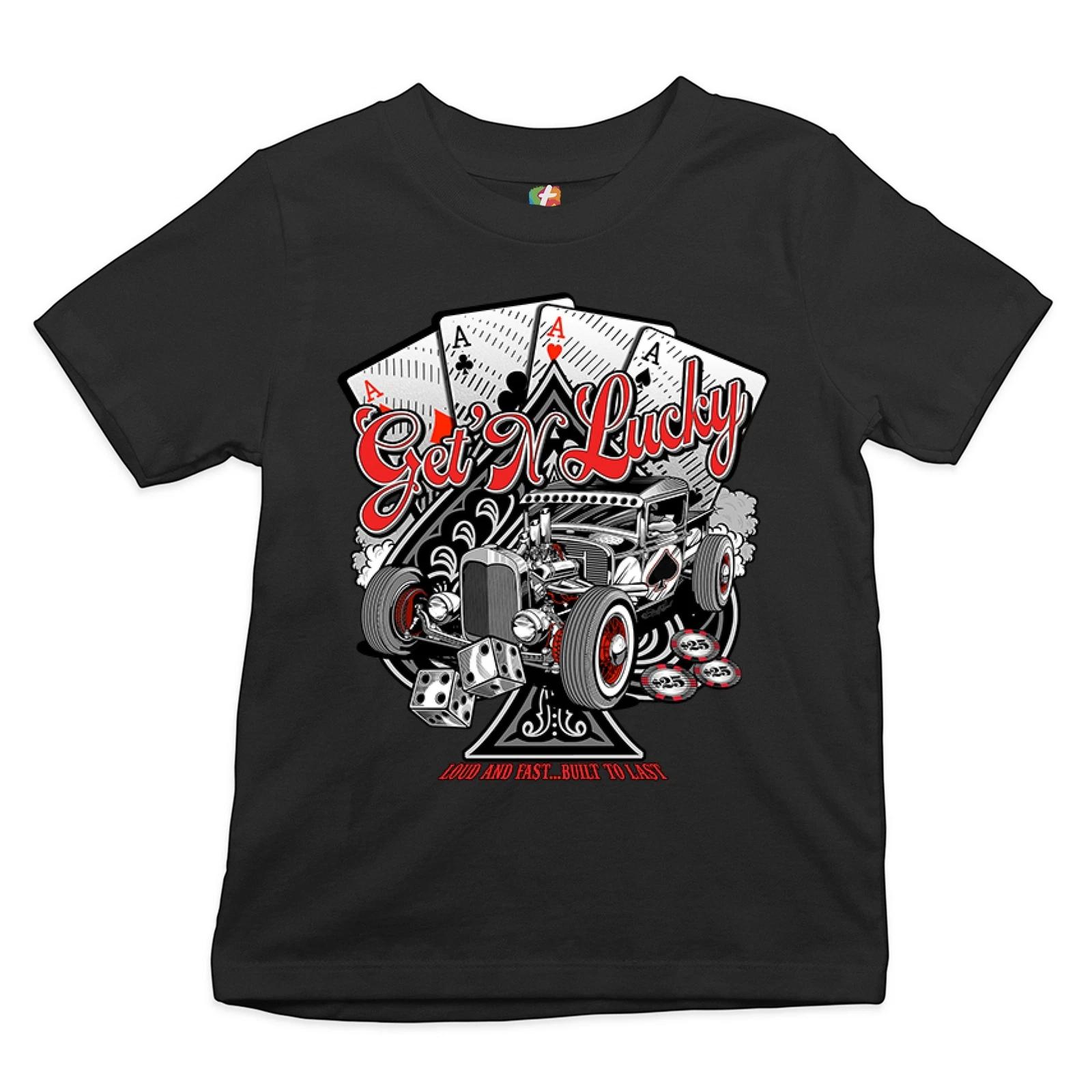 Get N Lucky Hot Rod Детская футболка для мальчиков Туз пик Винтажные гонки на драг-рейсинге Детская 130
Get N Lucky Hot Rod Детская футболка для мальчиков Туз пик Винтажные гонки на драг-рейсинге Детская 130