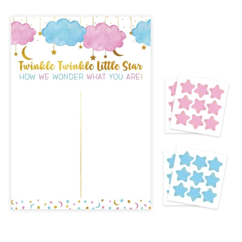 Gender Reveal Party Supplies Cloud Poster with Boy Girl Stickers for Baby Shower Gender Announcement Party Accessories 1
Gender Reveal Party Supplies Cloud Poster with Boy Girl Stickers for Baby Shower Gender Announcement Party Accessories 1