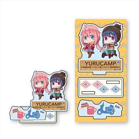 Надэсико Рин Тэкутоко Акриловая фигурка Yurucamp & 
Надэсико Рин Тэкутоко Акриловая фигурка Yurucamp &