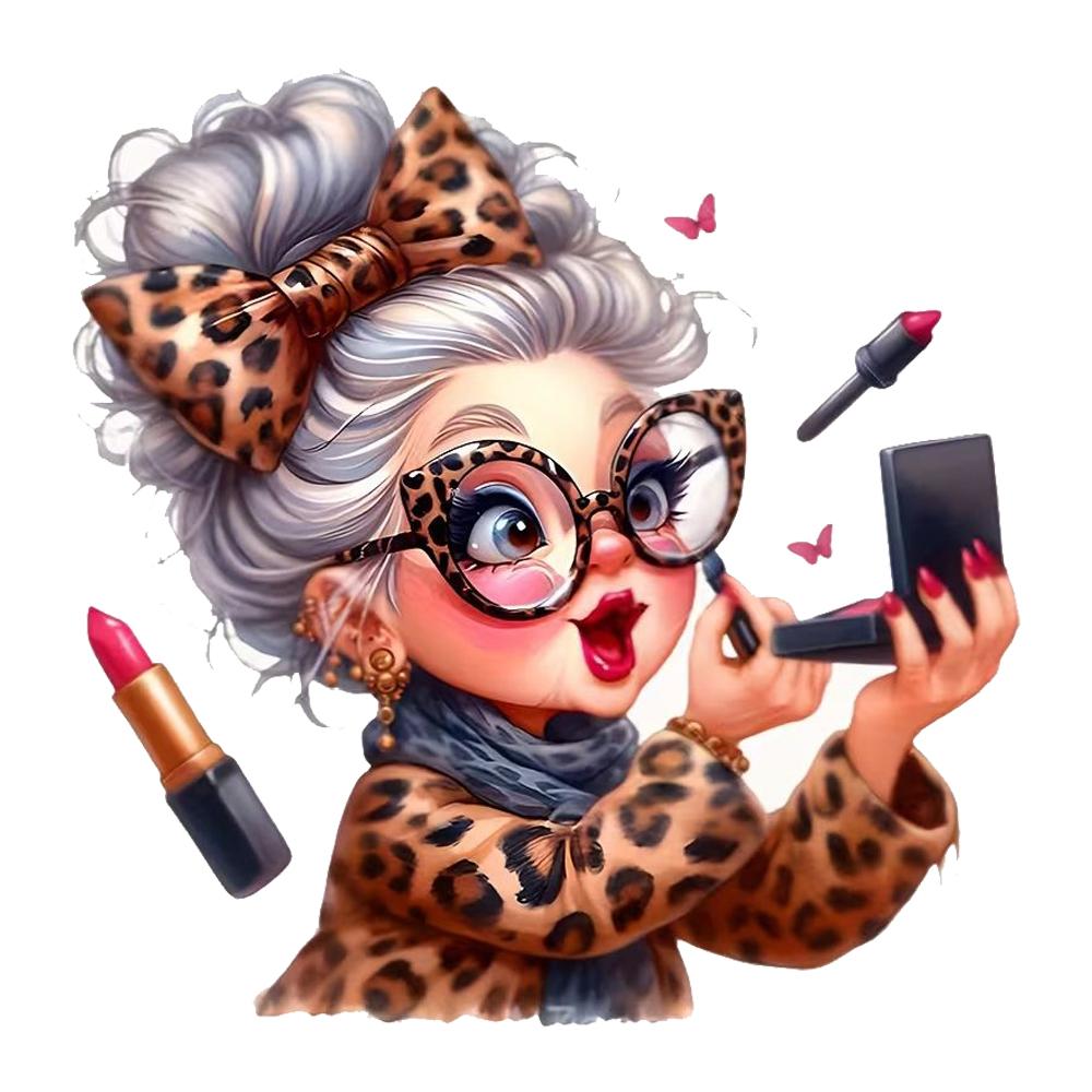 QT2455#15cm Vain Leopard Print Old Lady Decals, Waterproof Vinyl Stickers for Car, Laptop,Glass Surface 15cm-longest side
QT2455#15cm Vain Leopard Print Old Lady Decals, Waterproof Vinyl Stickers for Car, Laptop,Glass Surface 15cm-longest side