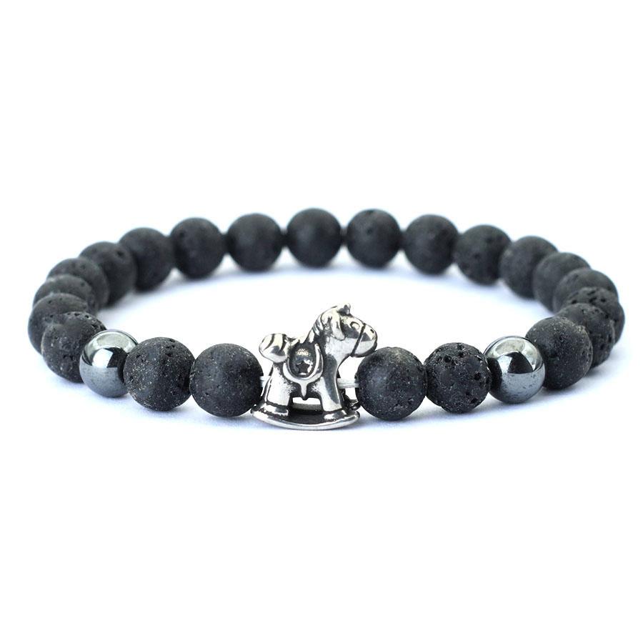New Bracelet Man Natural Lapis Lazuli Tiger Eyes Stone Beaded Braslet Stainless Steel Horse Charm Braclet Pulsera Hombre Joias
New Bracelet Man Natural Lapis Lazuli Tiger Eyes Stone Beaded Braslet Stainless Steel Horse Charm Braclet Pulsera Hombre Joias
