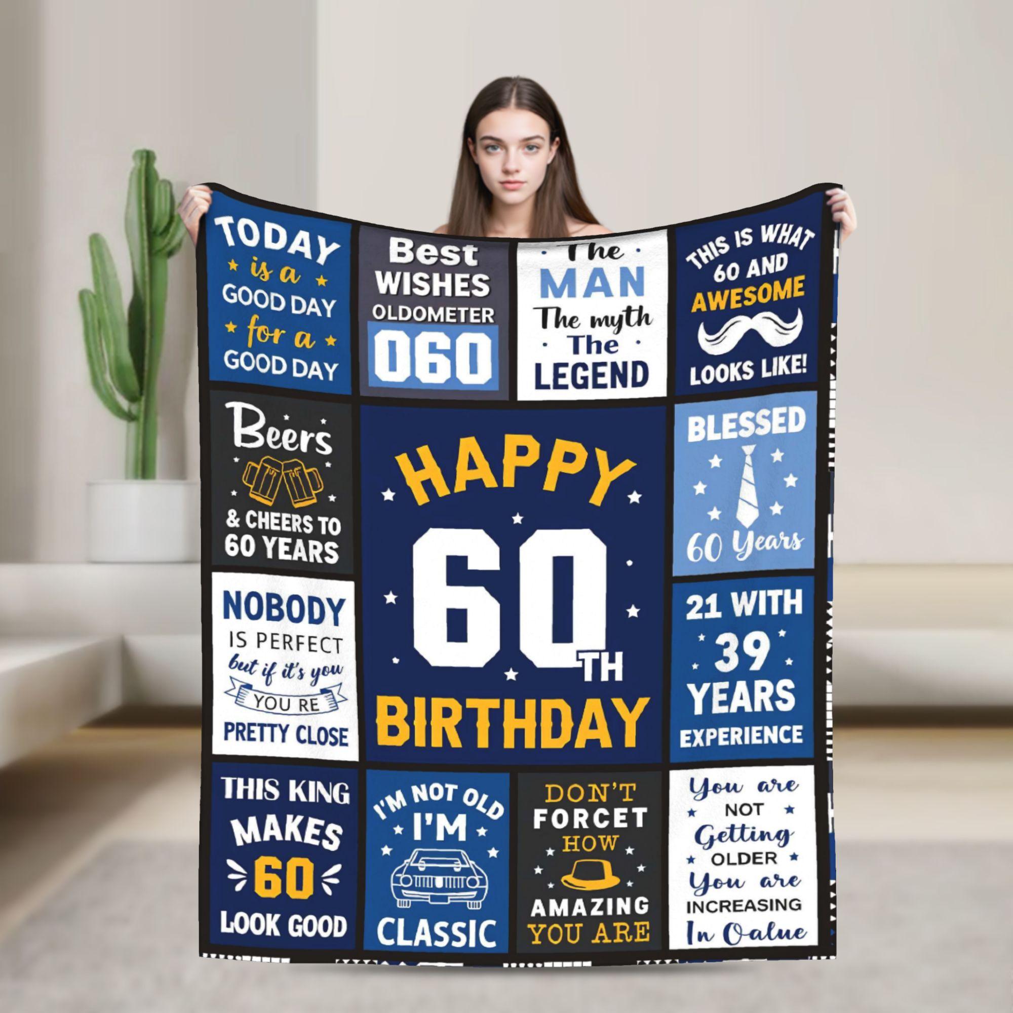 Happy 50th Birthday Super Soft Blankets For Outdoor Fashion Throw Blanket Winter Plane Travel Flannel Bedspread 75x90cm
Happy 50th Birthday Super Soft Blankets For Outdoor Fashion Throw Blanket Winter Plane Travel Flannel Bedspread 75x90cm