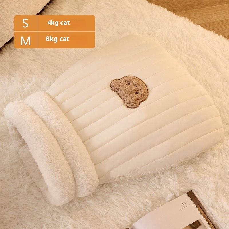 Autumn and Winter Warm Cat Nest Sleeping Bag Drilling Hole Nest Sealing Kitten Nest Security Dog Nest Drilling Bed, Cat Bed 4KG білий
Autumn and Winter Warm Cat Nest Sleeping Bag Drilling Hole Nest Sealing Kitten Nest Security Dog Nest Drilling Bed, Cat Bed 4KG білий