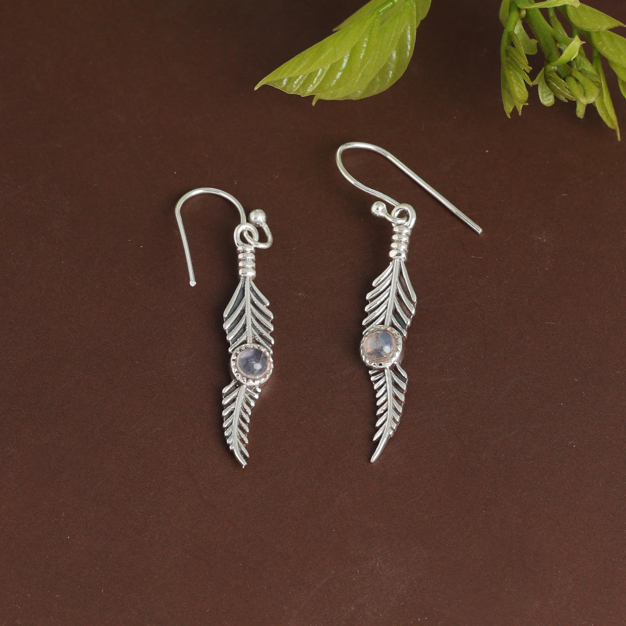 Natural Moonstone Silver Earring, June Birthstone Earring, 925 Sterling Silver handmade Jewelry, Silver Women Earring білий
Natural Moonstone Silver Earring, June Birthstone Earring, 925 Sterling Silver handmade Jewelry, Silver Women Earring білий
