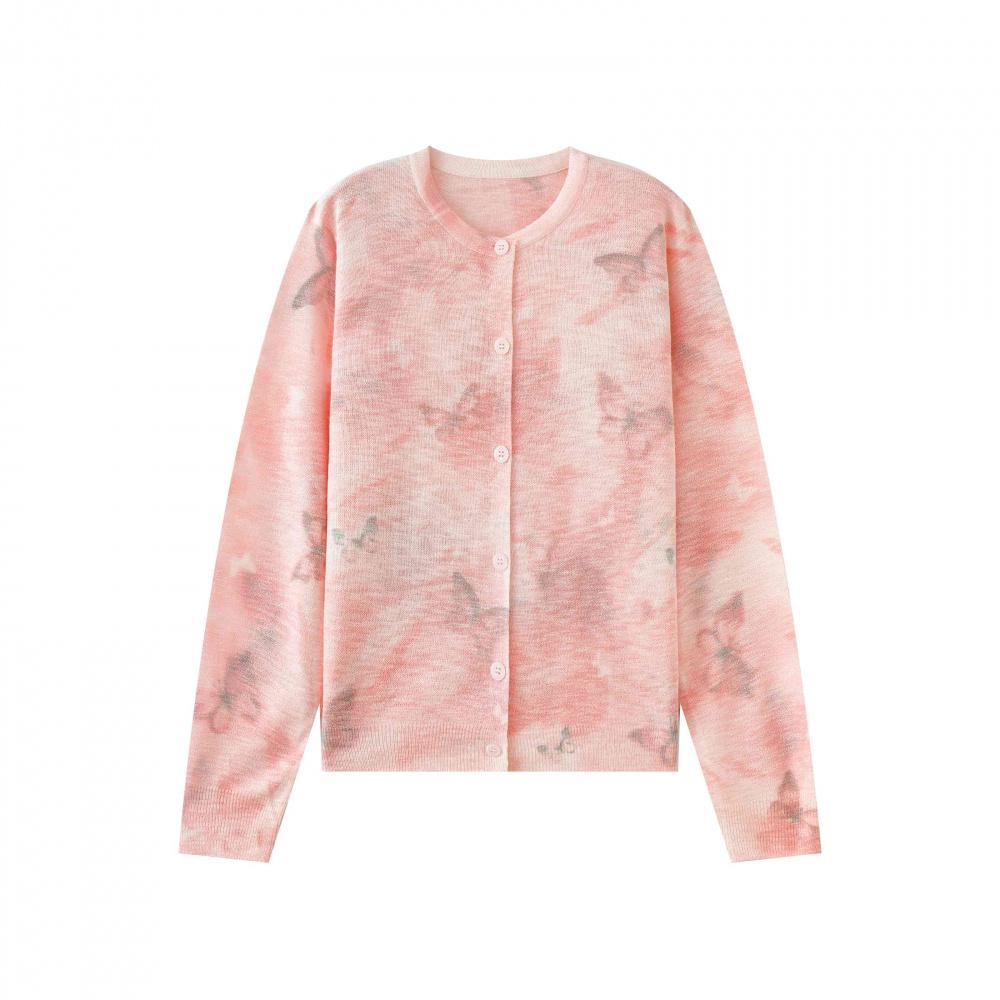 Women Summer Long Sleeve Floral Print Knitted O Neck Cardigan Casual Lightweight Knit Sweater Top Anti-Darkness L червоний
Women Summer Long Sleeve Floral Print Knitted O Neck Cardigan Casual Lightweight Knit Sweater Top Anti-Darkness L червоний