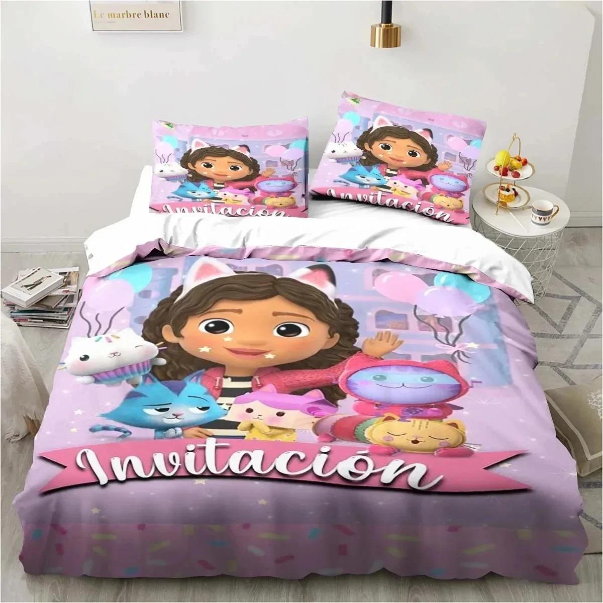 Comforter Cartoon Gabbys Dollhouse Bedding Set Bed Set Comforter King Queen Size Boys Adult Bedding Set Comforter (quilt)-EU Single(135*200cm)3pcs
Comforter Cartoon Gabbys Dollhouse Bedding Set Bed Set Comforter King Queen Size Boys Adult Bedding Set Comforter (quilt)-EU Single(135*200cm)3pcs