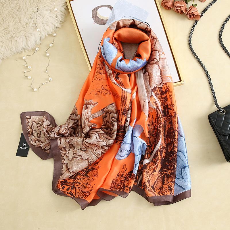 100% Natural Silk Scarf Women Luxury Brand Digital Print Flowers Silk Pashmina Shawl Female Long Bandana Foulard 2020 Oversize L 180cm
100% Natural Silk Scarf Women Luxury Brand Digital Print Flowers Silk Pashmina Shawl Female Long Bandana Foulard 2020 Oversize L 180cm