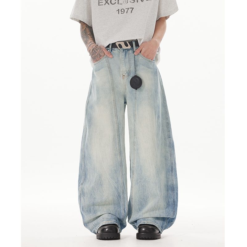 Acrardic Fashion Brand Design Deconstruction Machete Jeans Men s Street Niche Baggy Washed Wide-Leg Pants Blue X L
Acrardic Fashion Brand Design Deconstruction Machete Jeans Men s Street Niche Baggy Washed Wide-Leg Pants Blue X L