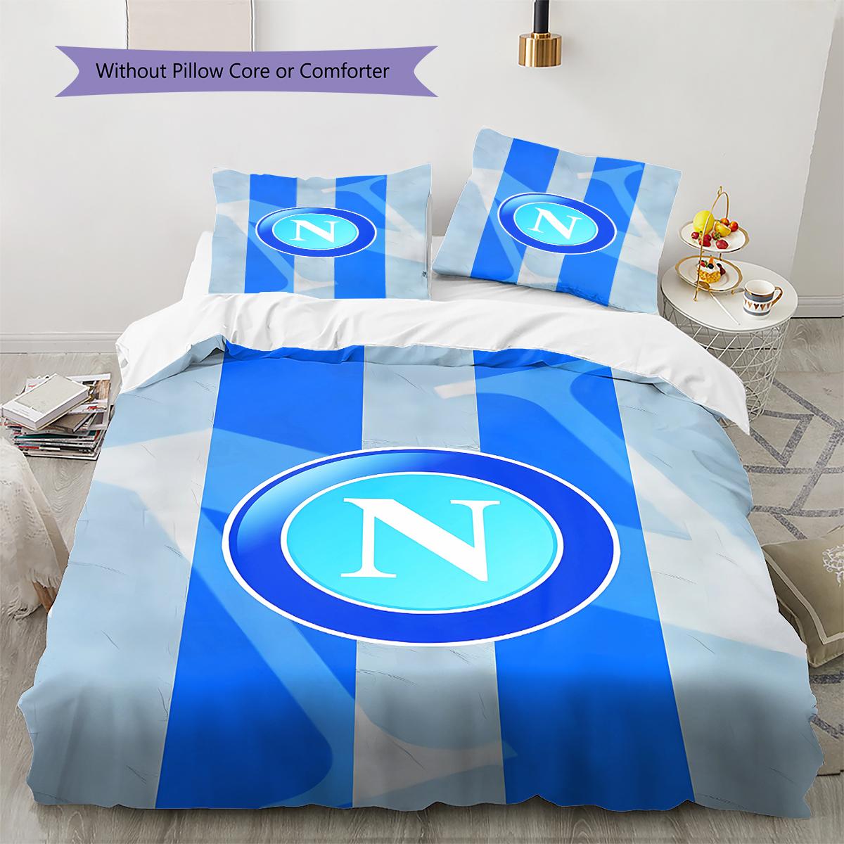 S.S.C. Napoli Pattern Bedding,Quilt Set Quilt Cover Pillowcase Home Birthday Gift (1 * duvet cover + 2 * pillowcase, without core) 140x200cm
S.S.C. Napoli Pattern Bedding,Quilt Set Quilt Cover Pillowcase Home Birthday Gift (1 * duvet cover + 2 * pillowcase, without core) 140x200cm