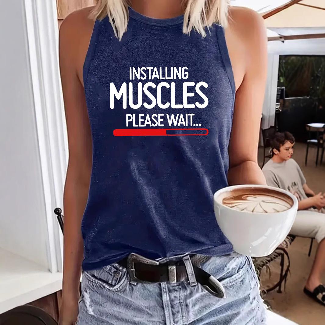 Trendy Women s Summer Loose Fit Muscle Tank Top with Cross Print Medium темно-синього кольору
Trendy Women s Summer Loose Fit Muscle Tank Top with Cross Print Medium темно-синього кольору