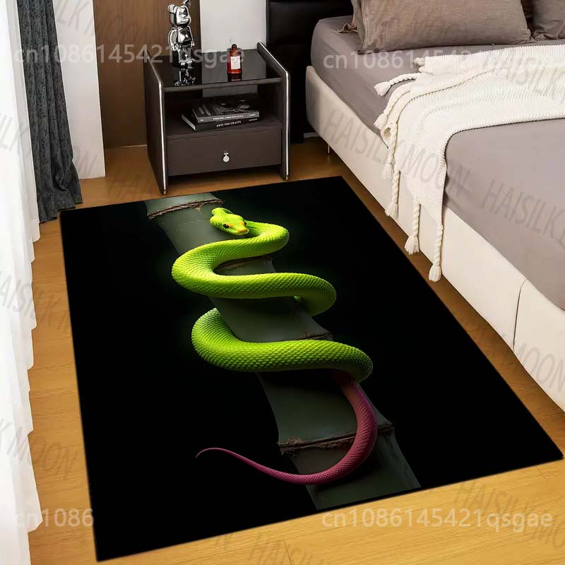 HD Green Snake Carpet for Living Room Bedroom Bathroom Mat Creative Doormat Sofa Table Home Decor Area Rug Large Size 40x60cm
HD Green Snake Carpet for Living Room Bedroom Bathroom Mat Creative Doormat Sofa Table Home Decor Area Rug Large Size 40x60cm