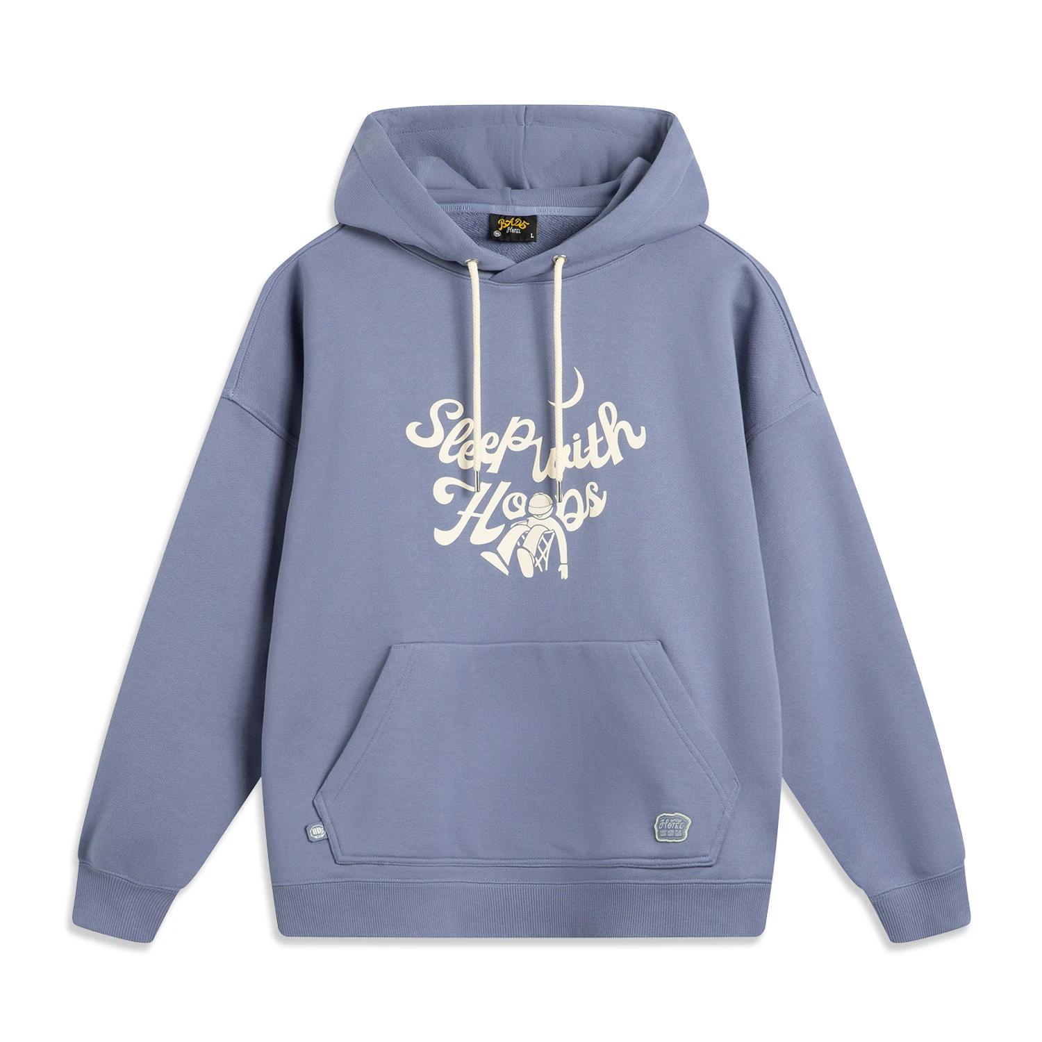 Li-Ning Basketball Series Lettered Hooded Comfortable Breathable Versatile Casual Loose Sweatshirt Men sweatshirt Breeze-Blue AWDUF77-3 S
Li-Ning Basketball Series Lettered Hooded Comfortable Breathable Versatile Casual Loose Sweatshirt Men sweatshirt Breeze-Blue AWDUF77-3 S