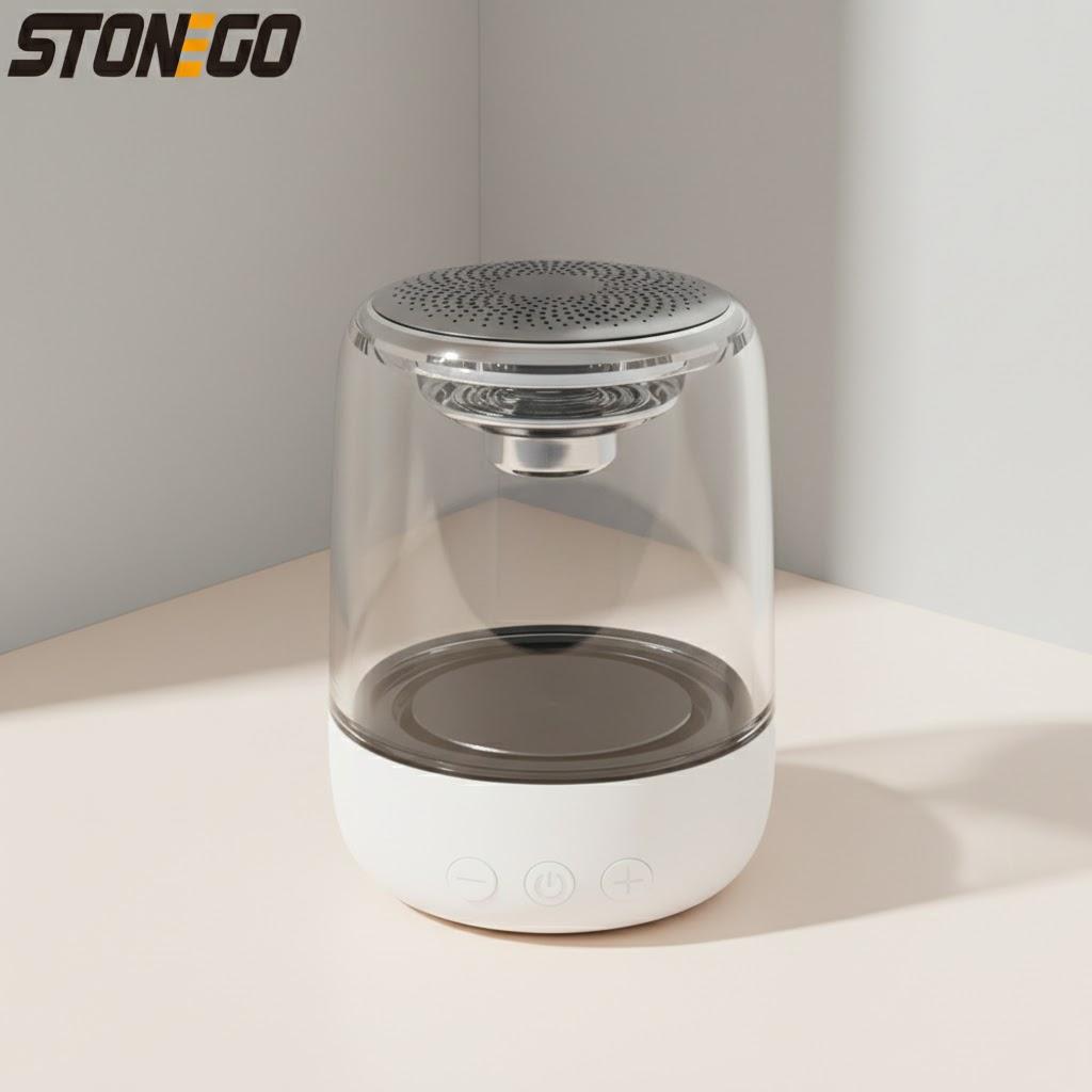 True Wireless Stereo Speaker with Transparent Design Breathing LED Light TWS Bluetooth 5 0 TF Card AUX Audio Input білий
True Wireless Stereo Speaker with Transparent Design Breathing LED Light TWS Bluetooth 5 0 TF Card AUX Audio Input білий