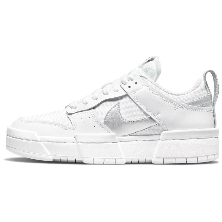 Nike Dunk Low Disrupt White Metallic Silver Women s DJ6226-100 41
Nike Dunk Low Disrupt White Metallic Silver Women s DJ6226-100 41