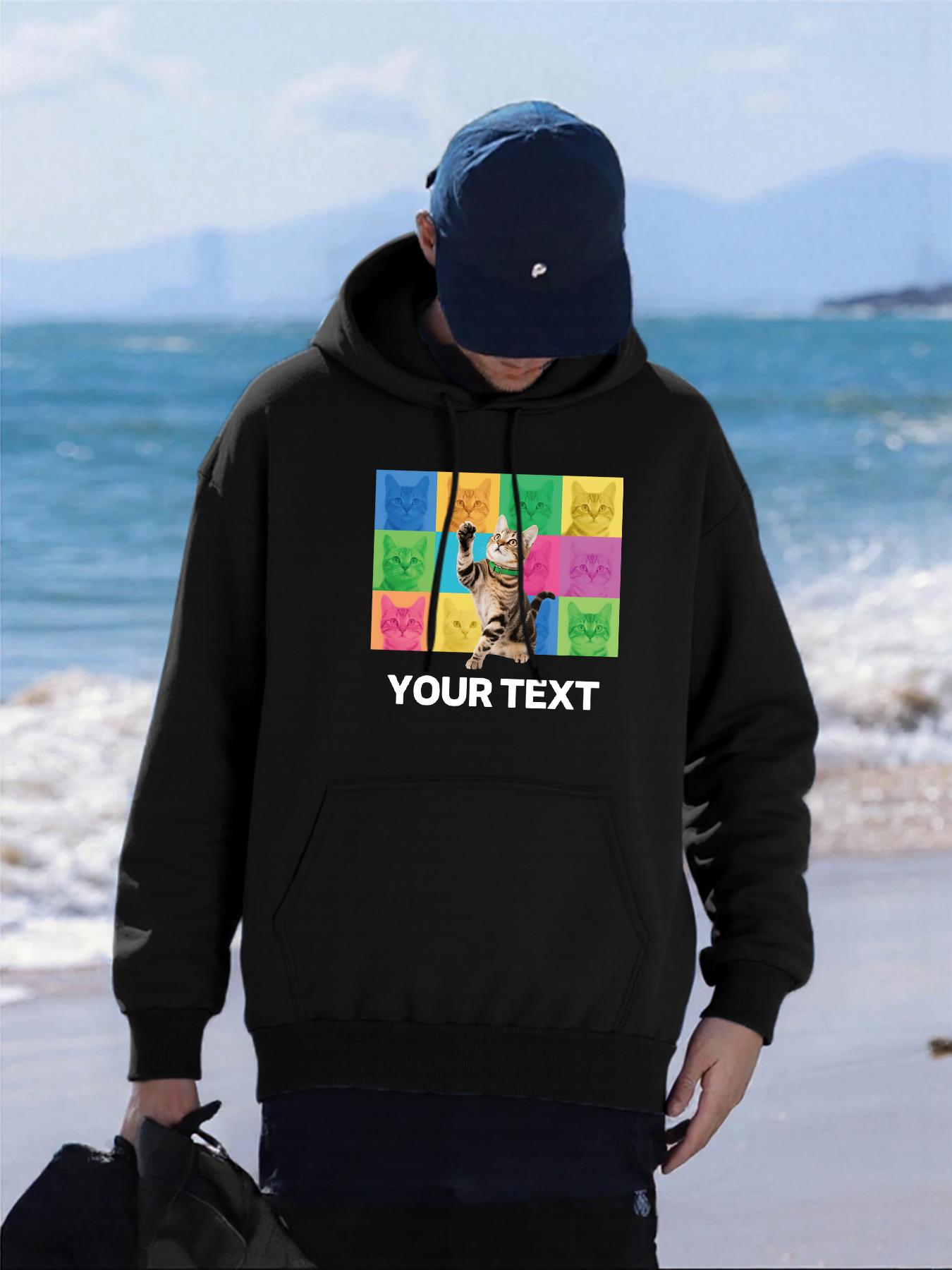 Colorful Cat Your Text Printing Men Hoody Fleece Autumn Hoodies Pocket Loose Sportswears Comfortable Multicolor Man Hoodie 3XL
Colorful Cat Your Text Printing Men Hoody Fleece Autumn Hoodies Pocket Loose Sportswears Comfortable Multicolor Man Hoodie 3XL