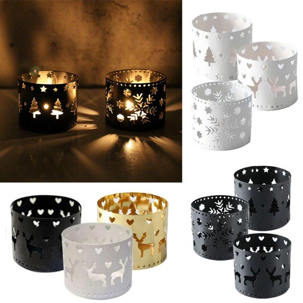 Elk Hollow Candlestick Snowflake Home Table Ornaments Новий різдвяний свічник white-Elk
Elk Hollow Candlestick Snowflake Home Table Ornaments Новий різдвяний свічник white-Elk