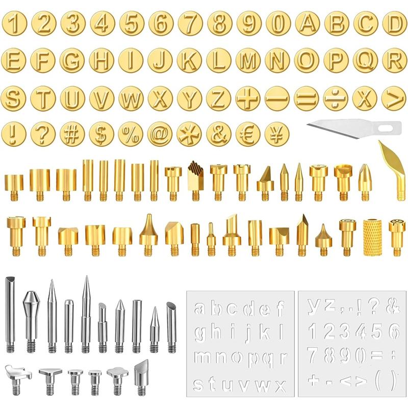 HHO-For Wood Burning Tip 105 Pieces Letter Number Symbol Alphabet Template Set For Wood Burner DIY Embossing
HHO-For Wood Burning Tip 105 Pieces Letter Number Symbol Alphabet Template Set For Wood Burner DIY Embossing