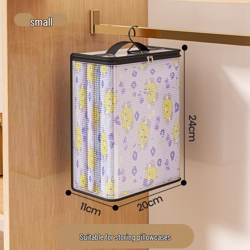 Mesh 4-Piece Storage Bag Set: Dustproof Wardrobe Organizer for Seasonal Clothes and Quilts, with Handle.
Mesh 4-Piece Storage Bag Set: Dustproof Wardrobe Organizer for Seasonal Clothes and Quilts, with Handle.