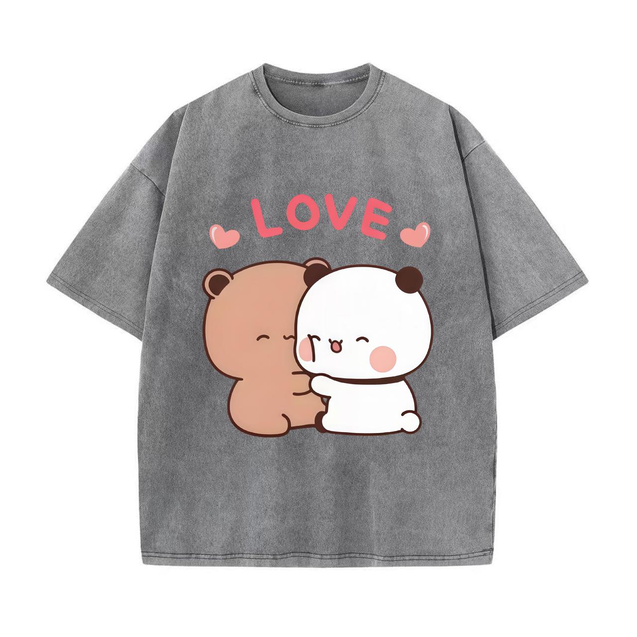 Bubu Dudu Kawaii Одежда Женская Пара Футболка Ретро Стираная Винтажная Панда Медведь Милый Мультфильм Женская Футболка S
Bubu Dudu Kawaii Одежда Женская Пара Футболка Ретро Стираная Винтажная Панда Медведь Милый Мультфильм Женская Футболка S
