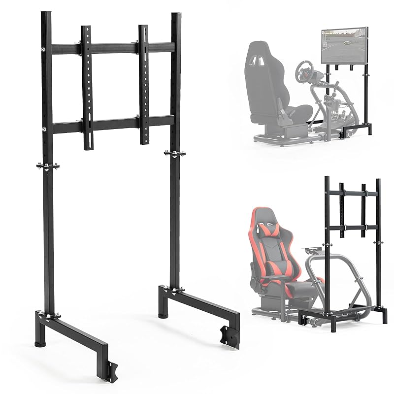 Dardoo Racing Pro monitor mount Vertical, compatible with 24 to 60 monitors, adjustable display stand, fits circular tube racing simulator cockpit,
Dardoo Racing Pro monitor mount Vertical, compatible with 24 to 60 monitors, adjustable display stand, fits circular tube racing simulator cockpit,