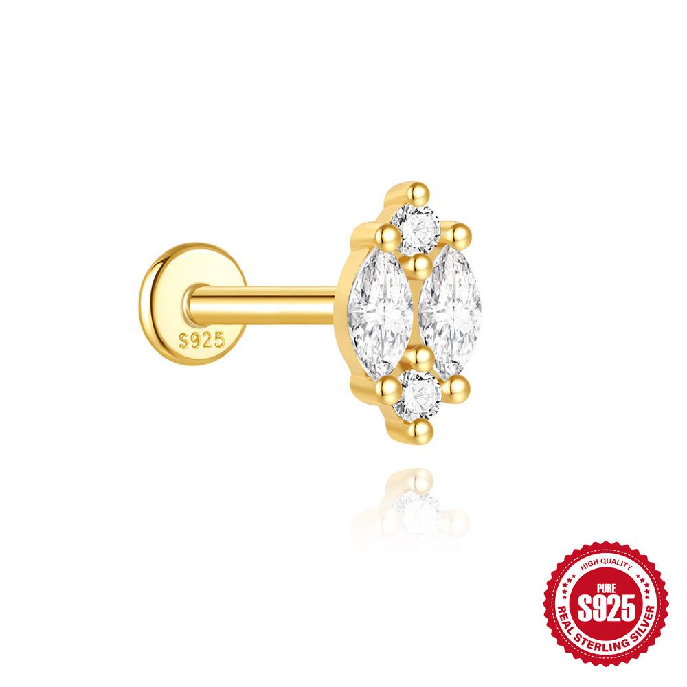 S925 Silver Marquise Chain Heart Star Geometric Stud Earrings Flat Top Internal Thread Cartilage Earring
S925 Silver Marquise Chain Heart Star Geometric Stud Earrings Flat Top Internal Thread Cartilage Earring