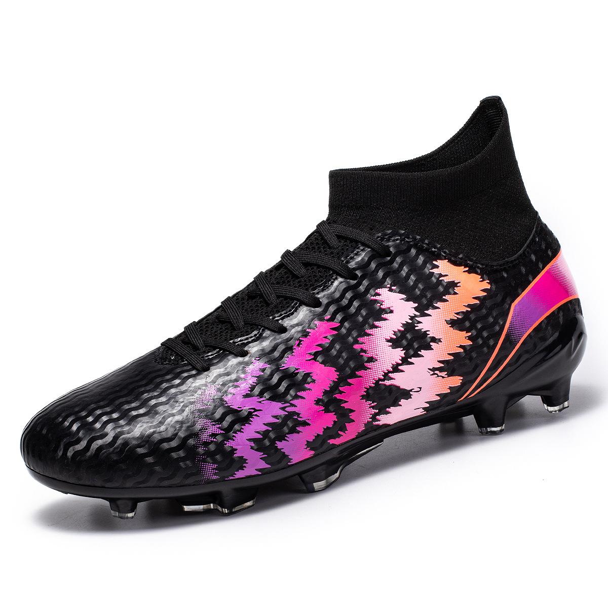 New men s and women s breathable high-top long nail football shoes grass training shoes zapatos de soccer 38
New men s and women s breathable high-top long nail football shoes grass training shoes zapatos de soccer 38