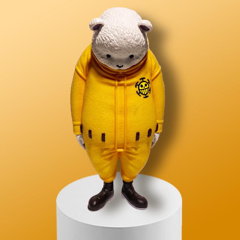 ONE PIECE Beibo bear, decadent bear, standing posture, silence, tide play model figure, desktop chassis ornament doll
ONE PIECE Beibo bear, decadent bear, standing posture, silence, tide play model figure, desktop chassis ornament doll
