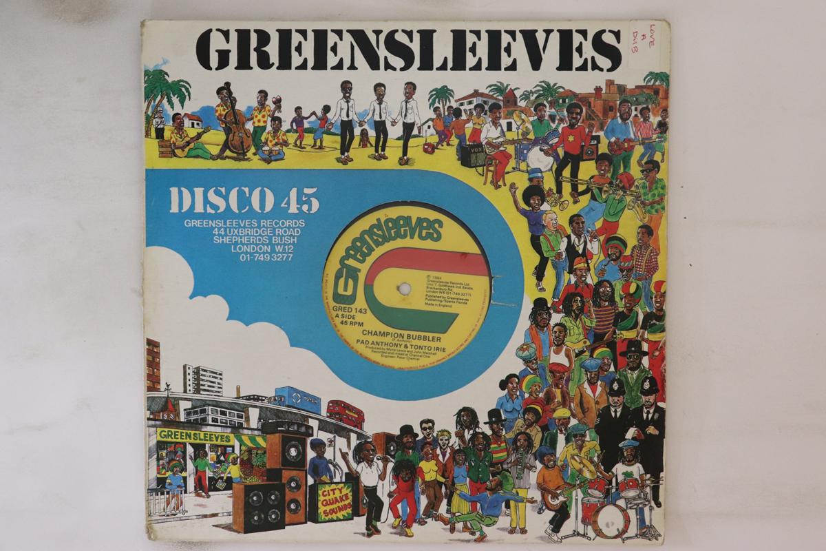 12inch Record PAD ANTHONY & TONTO IRIE - Champion Bubbler / See Dem A Come GRED143 Greensleeves Re 1984 UK Reggae, Ska & Dub Used
12inch Record PAD ANTHONY & TONTO IRIE - Champion Bubbler / See Dem A Come GRED143 Greensleeves Re 1984 UK Reggae, Ska & Dub Used