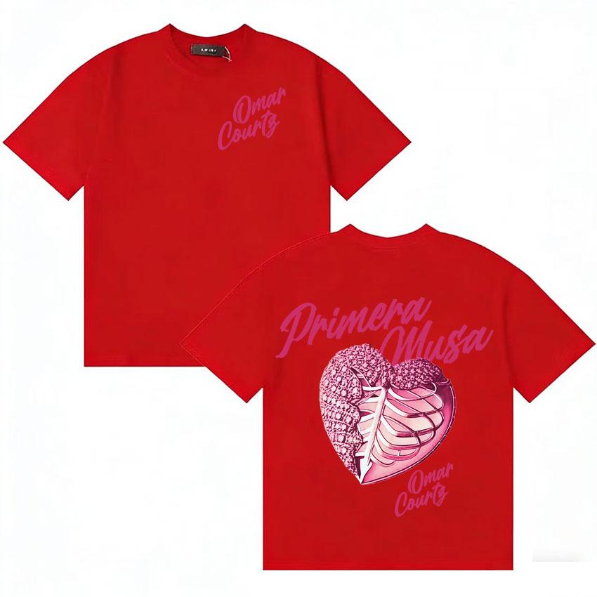 Rapper Omar Courtz Primera Musa Heart Graphics Tops Unisexs Women Aesthetic Cozy T Shirt Oversized Teenagers Short Sleeve Tshirt S
Rapper Omar Courtz Primera Musa Heart Graphics Tops Unisexs Women Aesthetic Cozy T Shirt Oversized Teenagers Short Sleeve Tshirt S