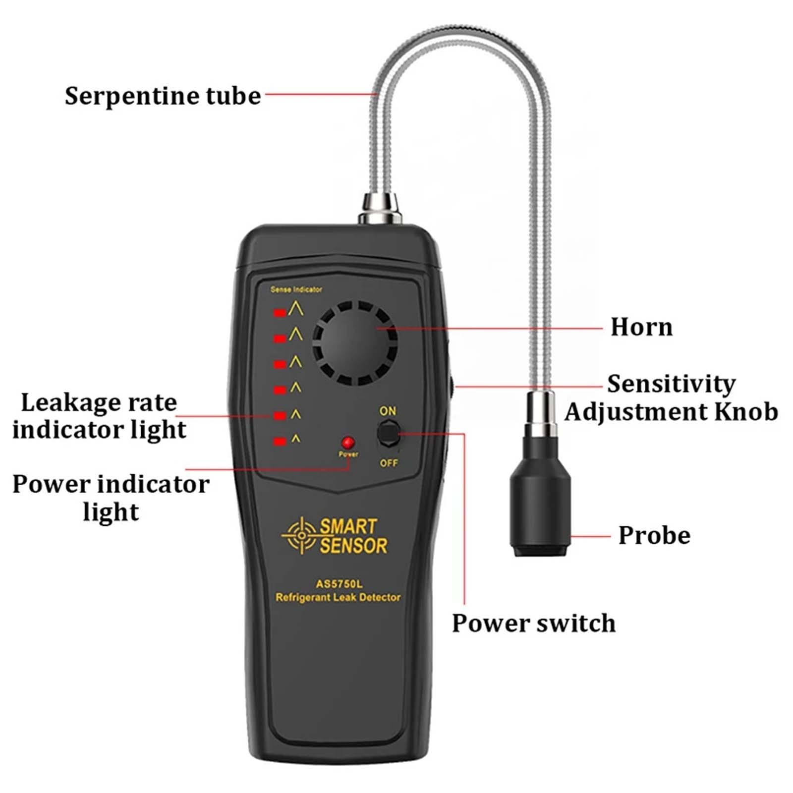 AS5750L Refrigerant Gas Analyzer Halon Halogen Freon Ethylene Oxide Leak Detector Flexible Sensor Air Condition Monitor China Mainland
AS5750L Refrigerant Gas Analyzer Halon Halogen Freon Ethylene Oxide Leak Detector Flexible Sensor Air Condition Monitor China Mainland