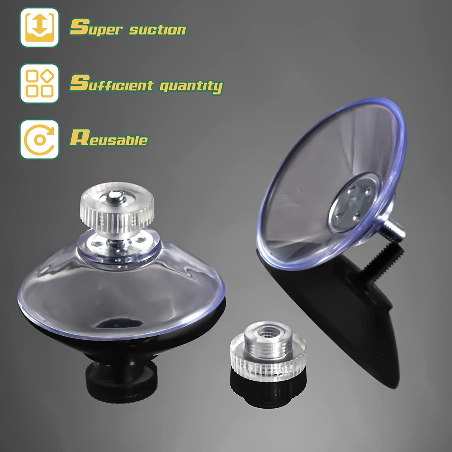 20pcs 32/41/53mm Sucker Pad Holder Clear PVC Suction Cup Hook with Screw Strong Adhesive Suction Hook for Car Glass Windows Door 20pcs
20pcs 32/41/53mm Sucker Pad Holder Clear PVC Suction Cup Hook with Screw Strong Adhesive Suction Hook for Car Glass Windows Door 20pcs
