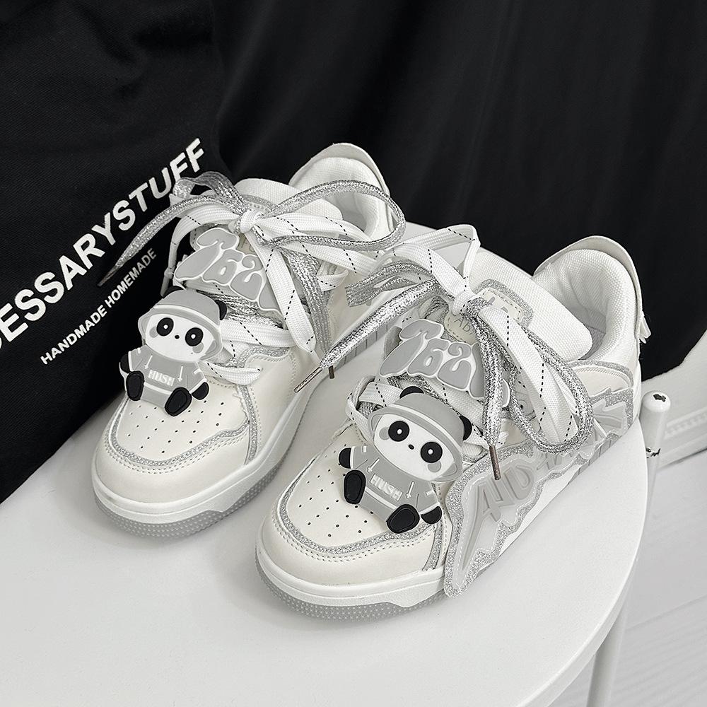 Skateboard shoes women s spring new versatile ins super fire gray shoes couple lightweight platform bread women s shoes 44 серебряный
Skateboard shoes women s spring new versatile ins super fire gray shoes couple lightweight platform bread women s shoes 44 серебряный