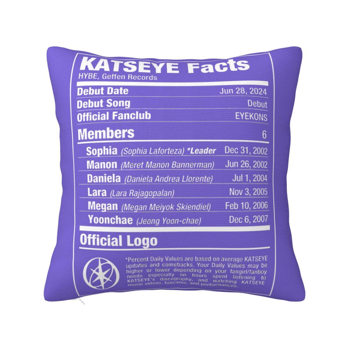 KATSEYE Eye Logo Hand Drawn Square Pillowcases Living Room Cushion Cover Cool Decorative Throw Pillow Case 4545 45x45cm 18x18in
KATSEYE Eye Logo Hand Drawn Square Pillowcases Living Room Cushion Cover Cool Decorative Throw Pillow Case 4545 45x45cm 18x18in