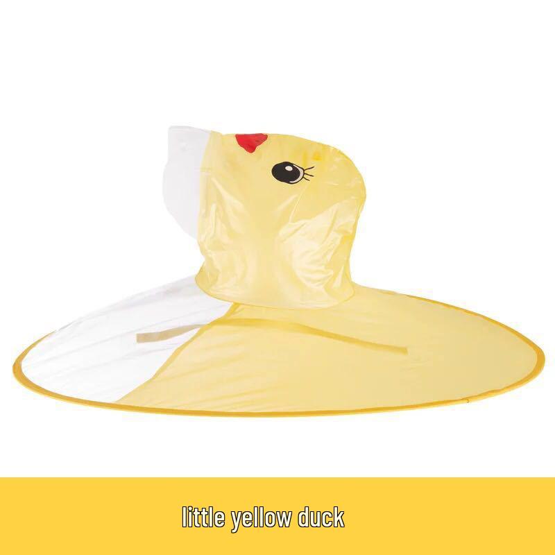 Kids Flying Saucer Raincoat Hat - Little Yellow Duck Poncho for Girls and Boys Small
Kids Flying Saucer Raincoat Hat - Little Yellow Duck Poncho for Girls and Boys Small