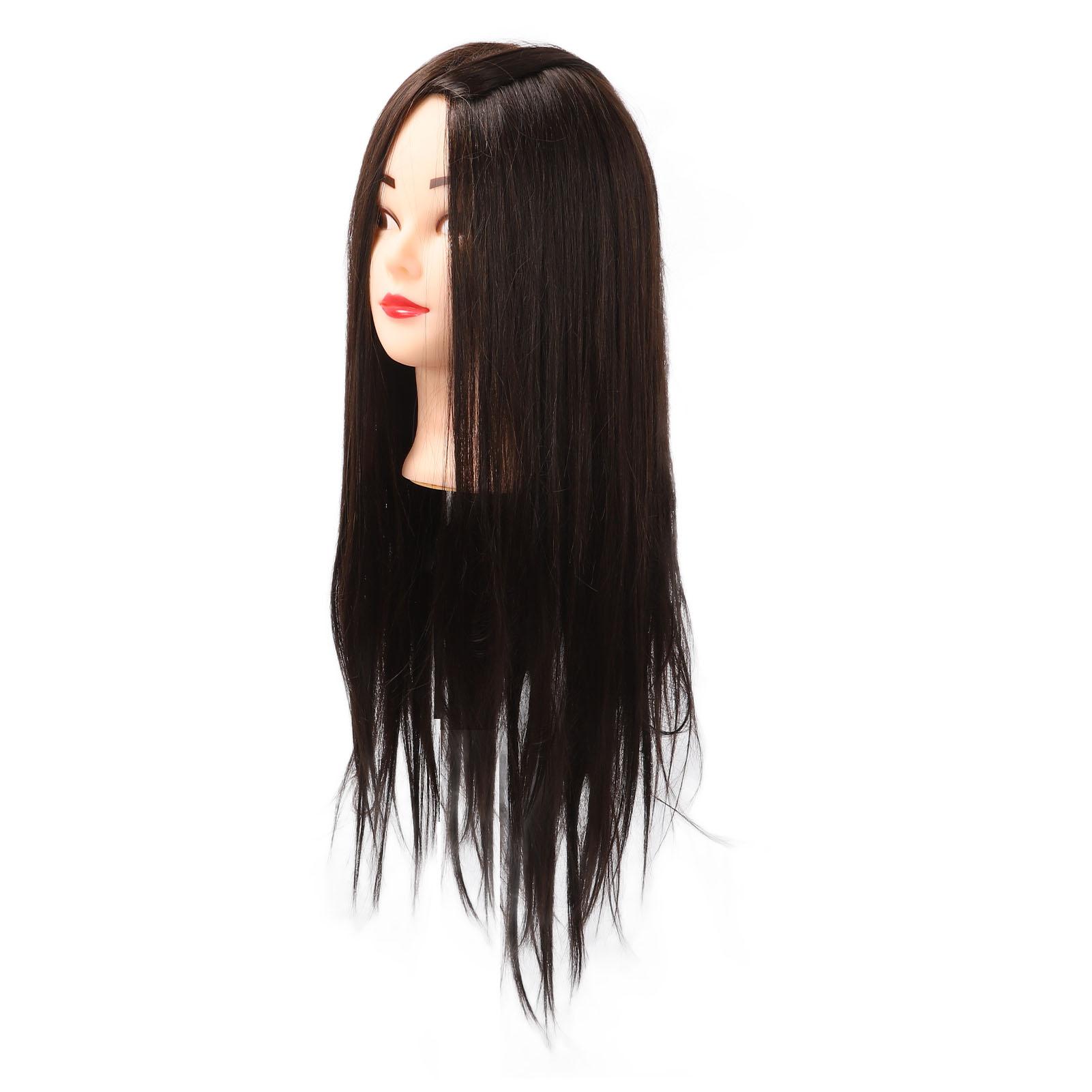 Hairdressing Mannequin Head 63cm Synthetic Fiber Head Styling Middle Part Cosmetology Mannequin Black
Hairdressing Mannequin Head 63cm Synthetic Fiber Head Styling Middle Part Cosmetology Mannequin Black