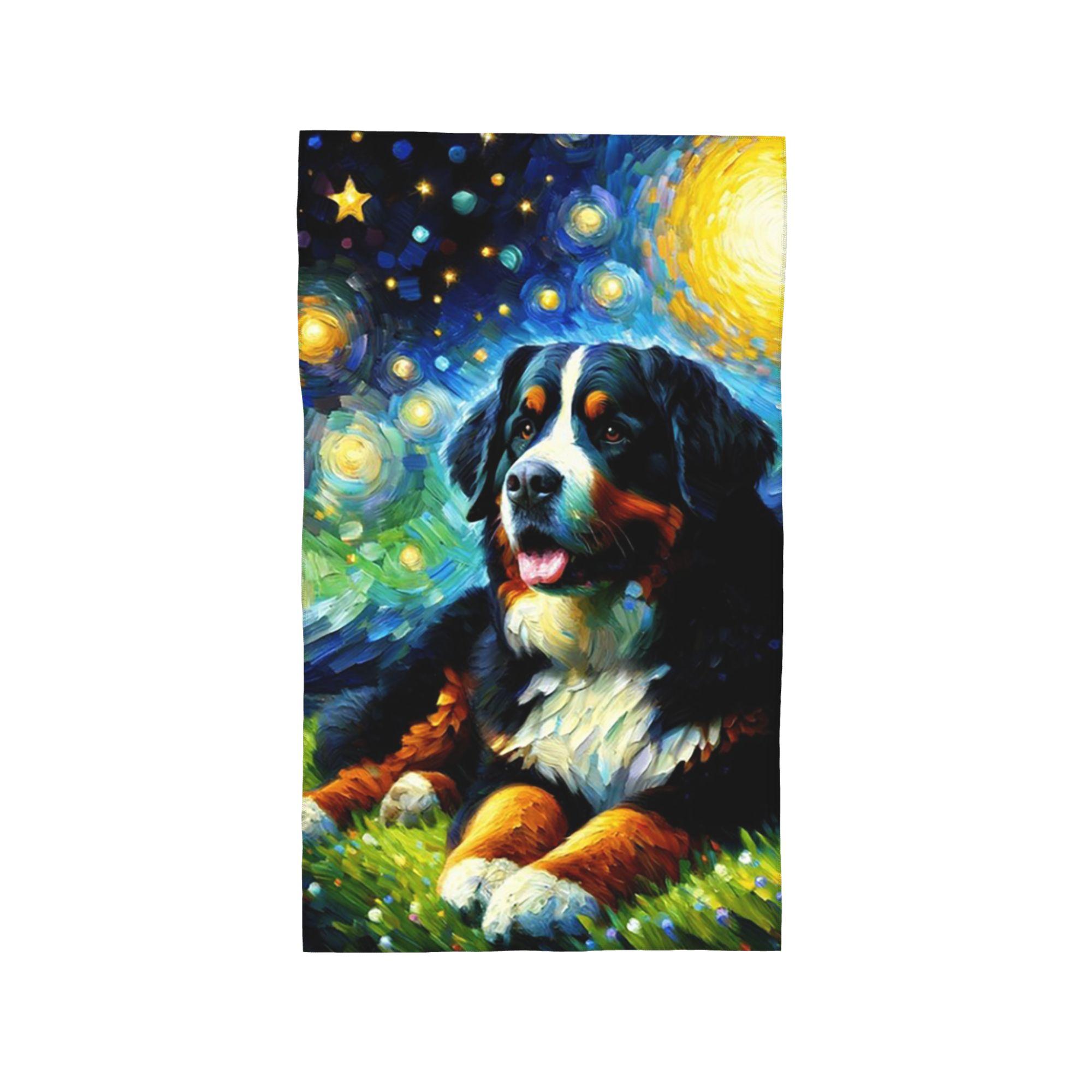 Starry Night Bernese Mountain Dog Van Gogh Lover Soft Face Towel Quick Dry Pool Bath Cotton Towels Absorbent Quick W30*H60(CM)
Starry Night Bernese Mountain Dog Van Gogh Lover Soft Face Towel Quick Dry Pool Bath Cotton Towels Absorbent Quick W30*H60(CM)