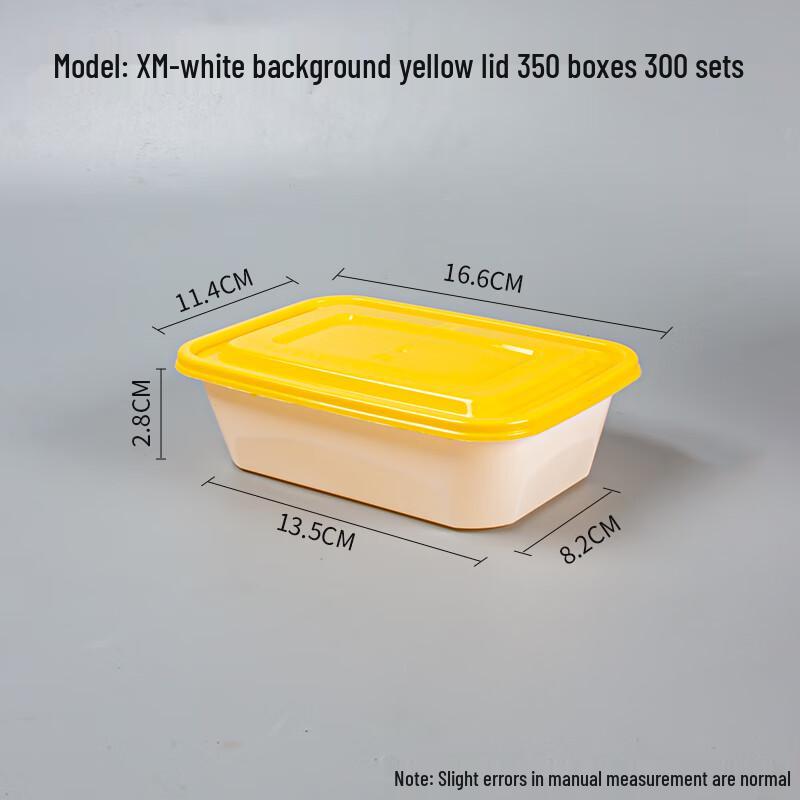 Disposable Rectangular Plastic Meal Boxes (300 Count)
Disposable Rectangular Plastic Meal Boxes (300 Count)