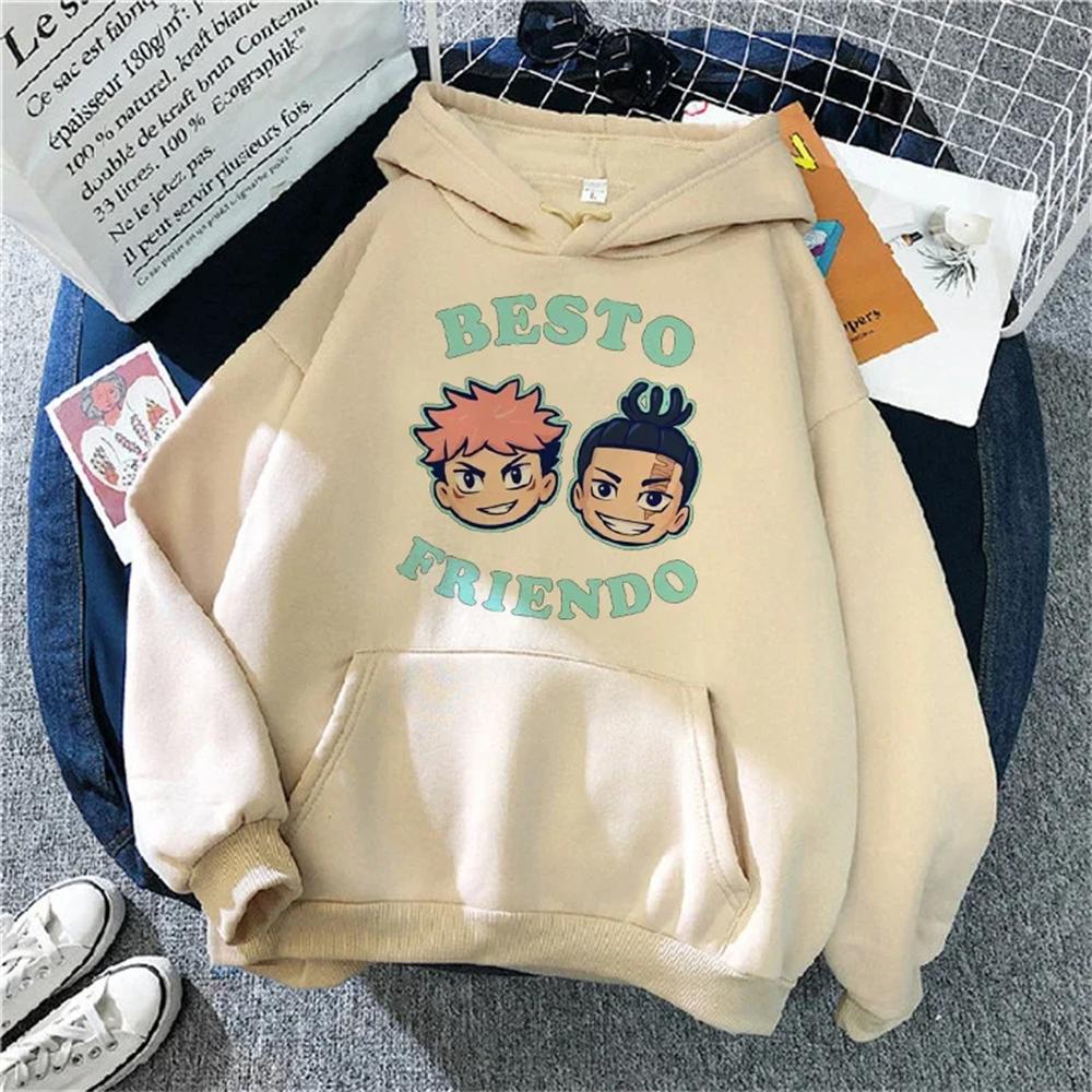 90s Jujutsu Kaisen Hoodies Unisex Japanese Anime Besto Friendo Clothes Kawaii Graphic Sweatshirts Unisex Fashion Hooded Pullovers L
90s Jujutsu Kaisen Hoodies Unisex Japanese Anime Besto Friendo Clothes Kawaii Graphic Sweatshirts Unisex Fashion Hooded Pullovers L