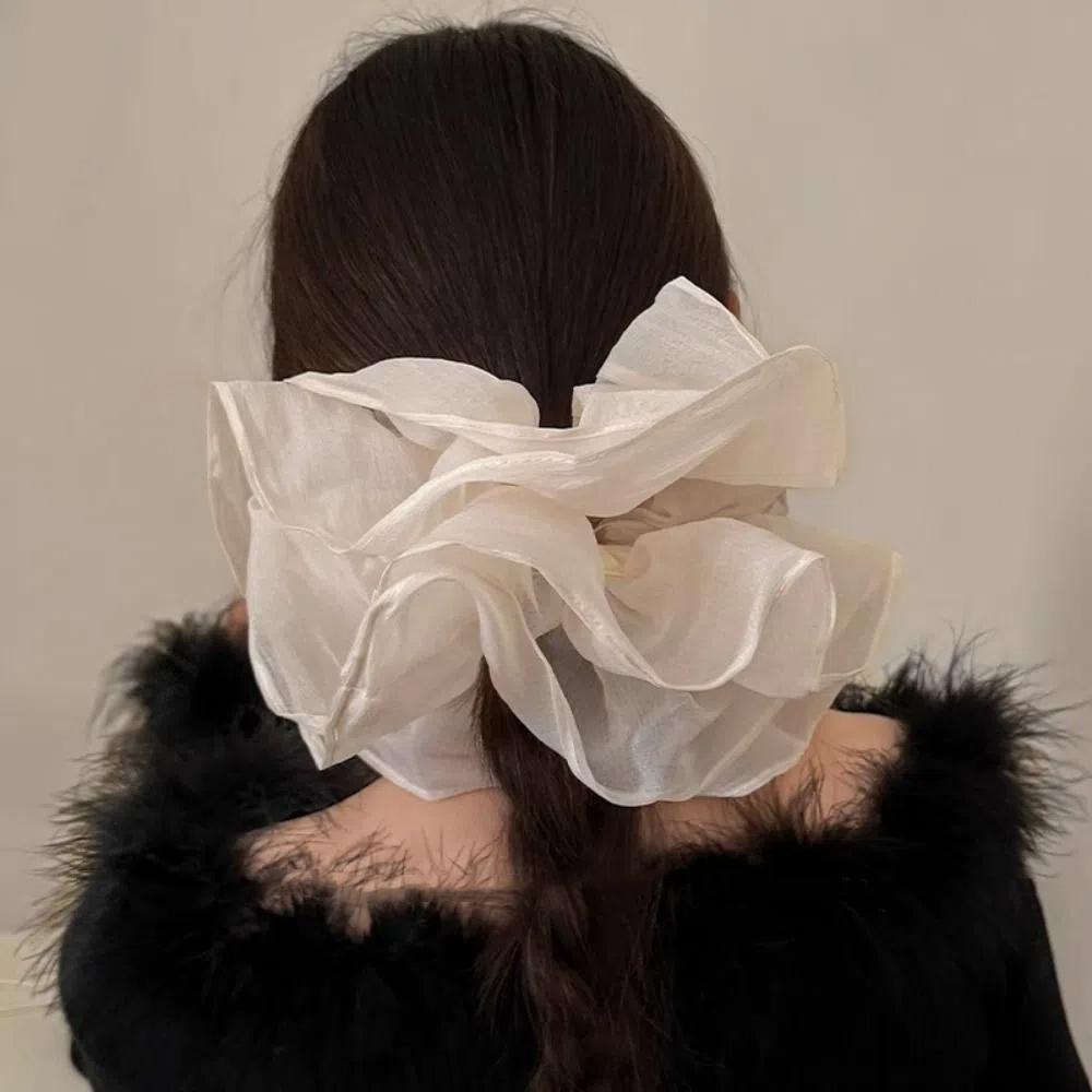 French Style Women Hair Scrunchies Big Size Oversized Hair Ropes Hair Rubber Bands чёрный
French Style Women Hair Scrunchies Big Size Oversized Hair Ropes Hair Rubber Bands чёрный