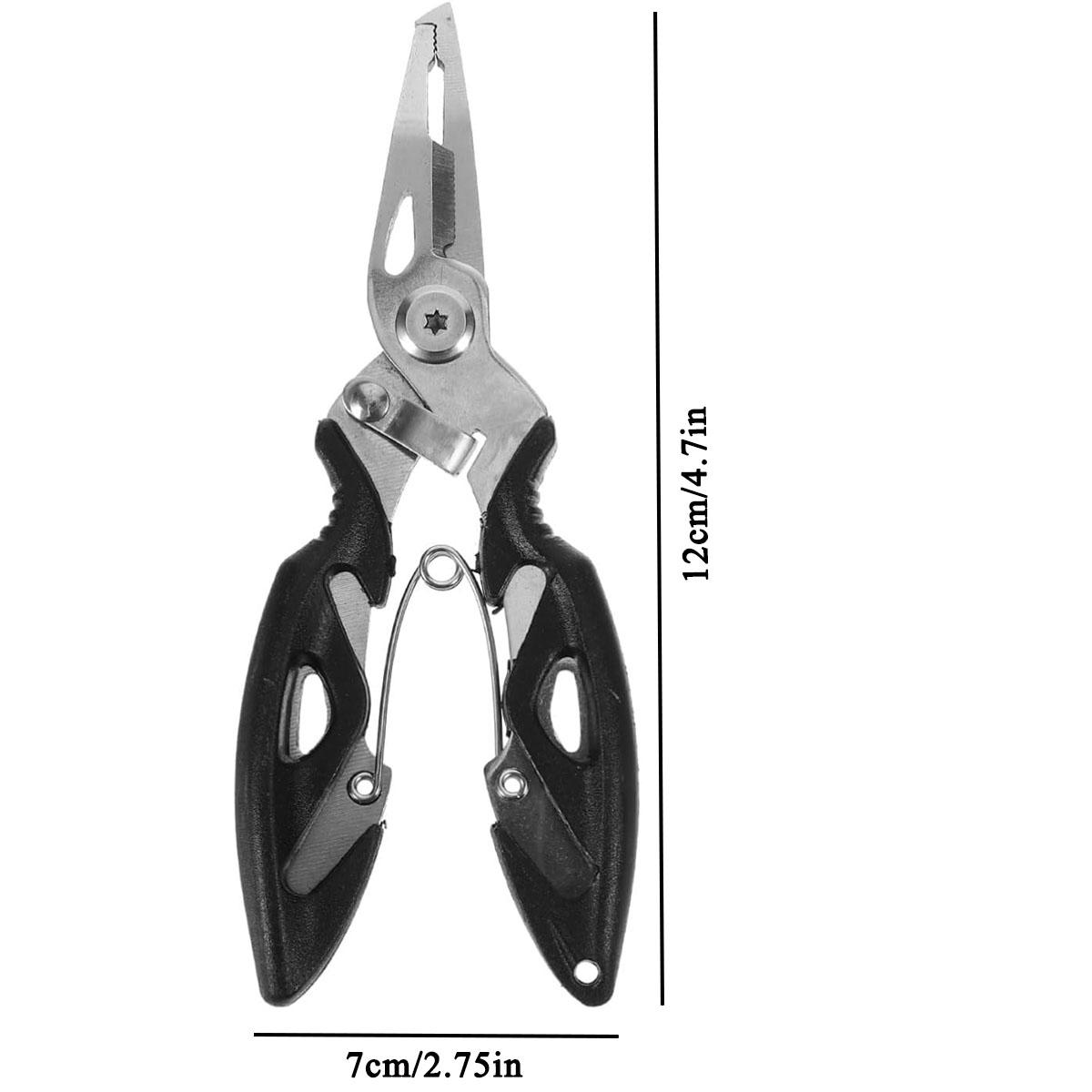 Multi-Function Fishing Pliers Hook Remover Split Ring Fishing Gears Accessories, Stainless Steel Line Cutter
Multi-Function Fishing Pliers Hook Remover Split Ring Fishing Gears Accessories, Stainless Steel Line Cutter