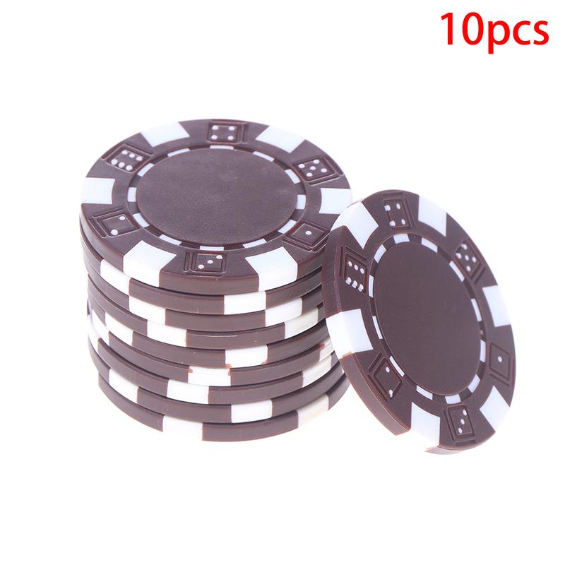 10 Pcs Abs Plastic Poker Chips Casino Texas Hold Em Poker Metal Coins 11.5G Chips Poker Game Chip Set Accessories кофейный
10 Pcs Abs Plastic Poker Chips Casino Texas Hold Em Poker Metal Coins 11.5G Chips Poker Game Chip Set Accessories кофейный