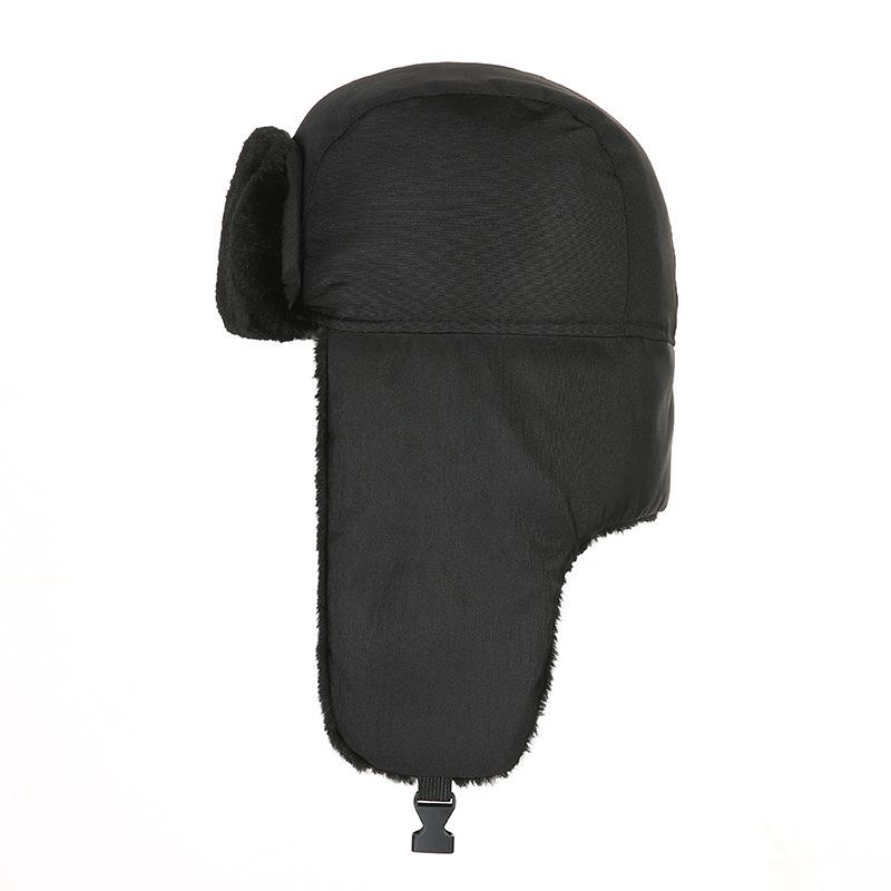 Зимняя шапка с ушами Зимняя унисекс Корейский стиль Модная Шапка-ушанка Северо-восточная Теплая Хлопковая Уличная Летная шапка One Size