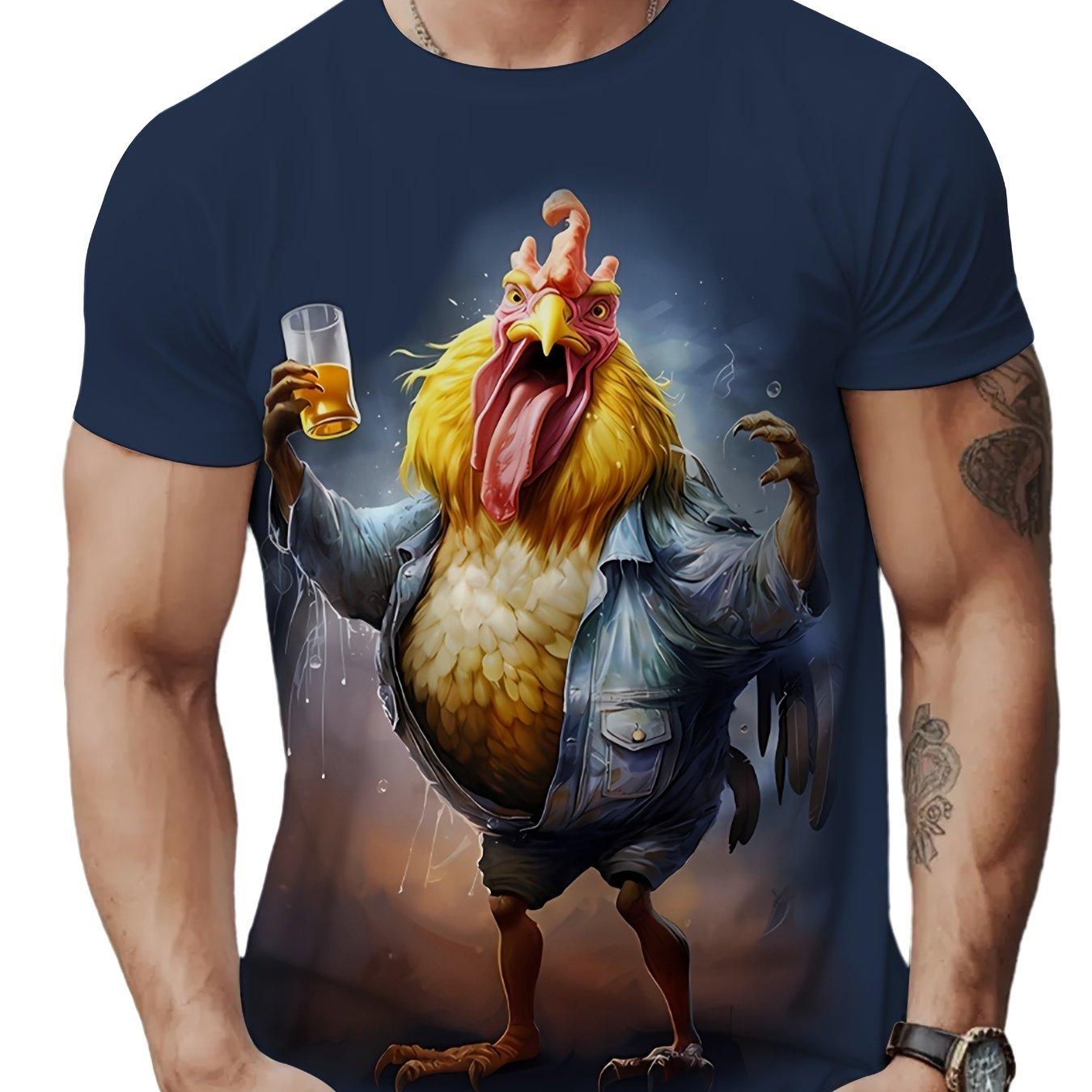 Забавная футболка в стиле хип-хоп с 3D-принтом, летняя мужская повседневная футболка, уличная индивидуальность, летняя мода, качественная, свободная, с короткими рукавами XL
Забавная футболка в стиле хип-хоп с 3D-принтом, летняя мужская повседневная футболка, уличная индивидуальность, летняя мода, качественная, свободная, с короткими рукавами XL