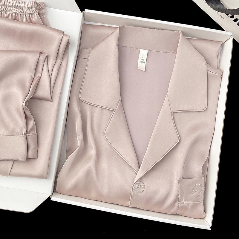 Men s Dark Gray Ice Silk Long Sleeve Pajamas - Spring/Summer, Plus Size Loose Fit Set 3XL for 178-190cm, 180-200kg
Men s Dark Gray Ice Silk Long Sleeve Pajamas - Spring/Summer, Plus Size Loose Fit Set 3XL for 178-190cm, 180-200kg