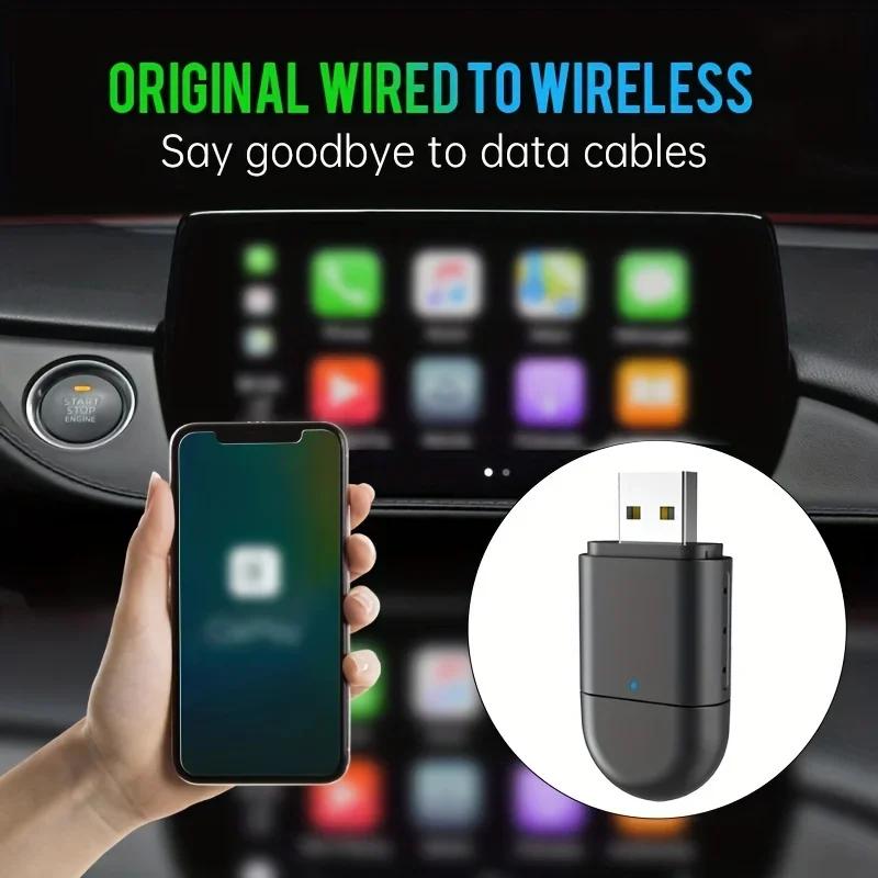 For Mini USB & Type-C Dual-Head Wireless Carplay Adapter: Transform Your Original Carplay to Wireless Carplay for Android Auto
For Mini USB & Type-C Dual-Head Wireless Carplay Adapter: Transform Your Original Carplay to Wireless Carplay for Android Auto