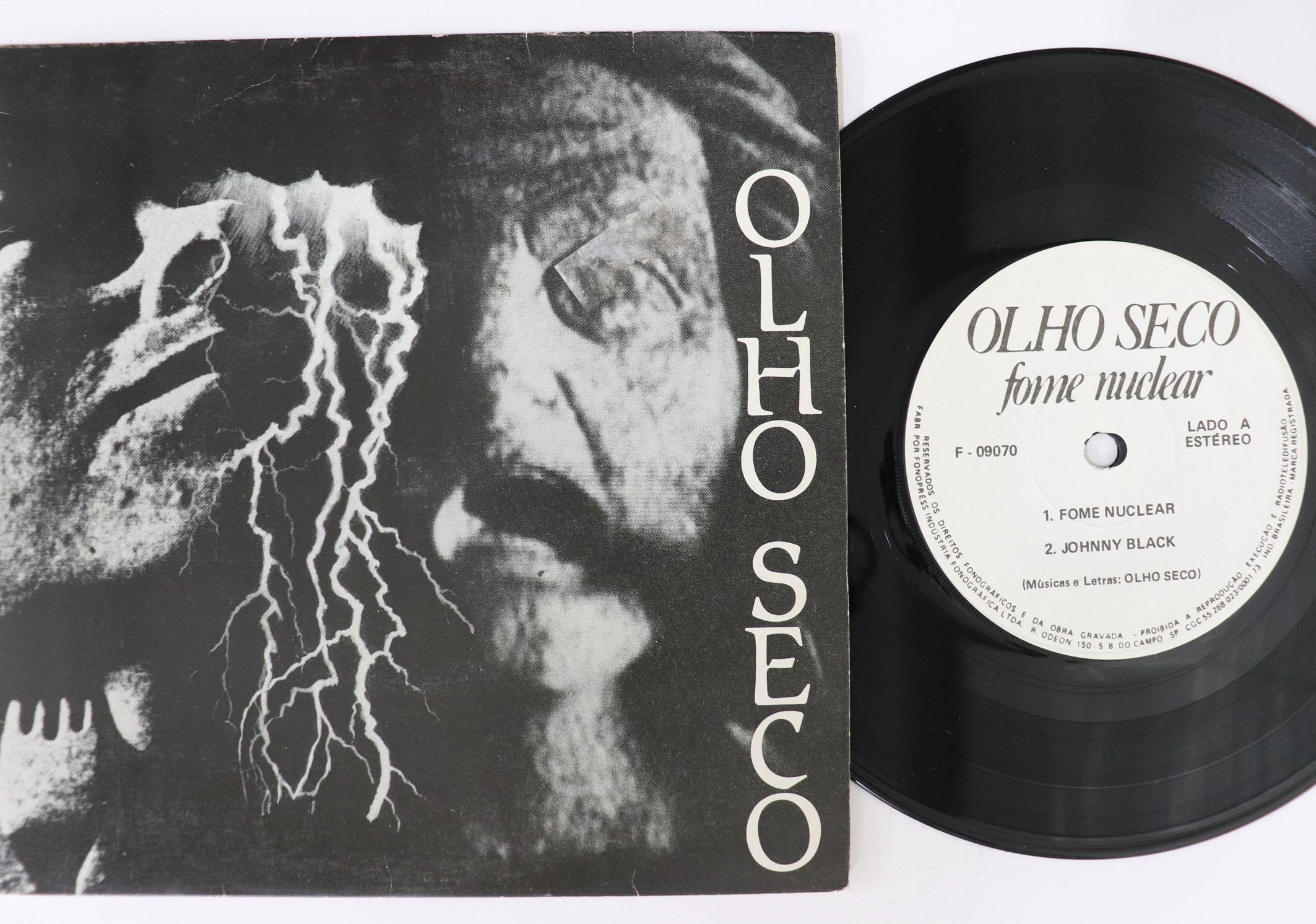 7inch Record OLHO SECO Fome Nuclear Johnny Black Vence NONE NOT ON LABEL 1988 Brazil Rock Used
7inch Record OLHO SECO Fome Nuclear Johnny Black Vence NONE NOT ON LABEL 1988 Brazil Rock Used