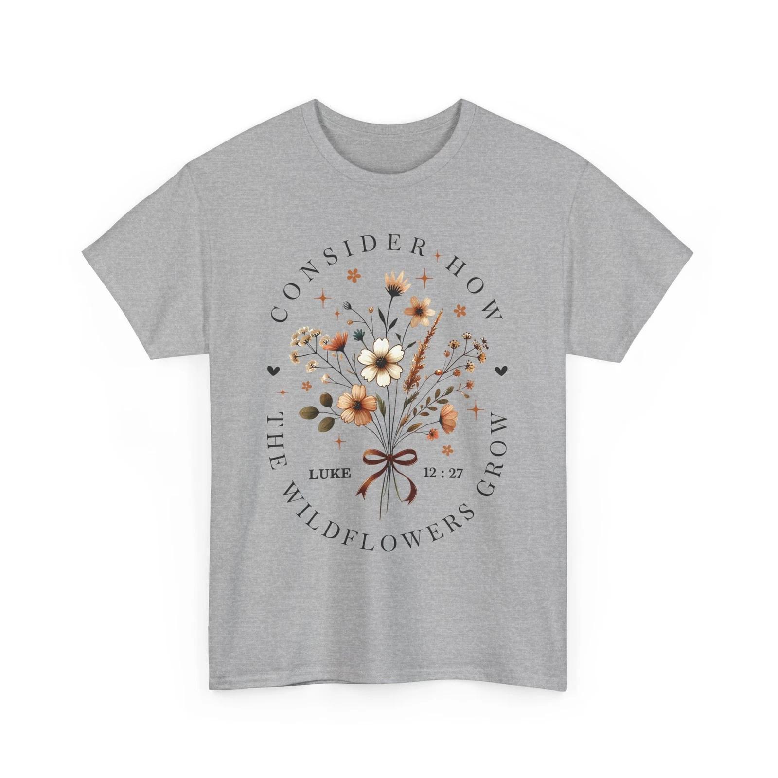 Jesus Christ Shirt | Consider The Wildflowers Tee | Religious Bible Verse Shirt 4XL
Jesus Christ Shirt | Consider The Wildflowers Tee | Religious Bible Verse Shirt 4XL